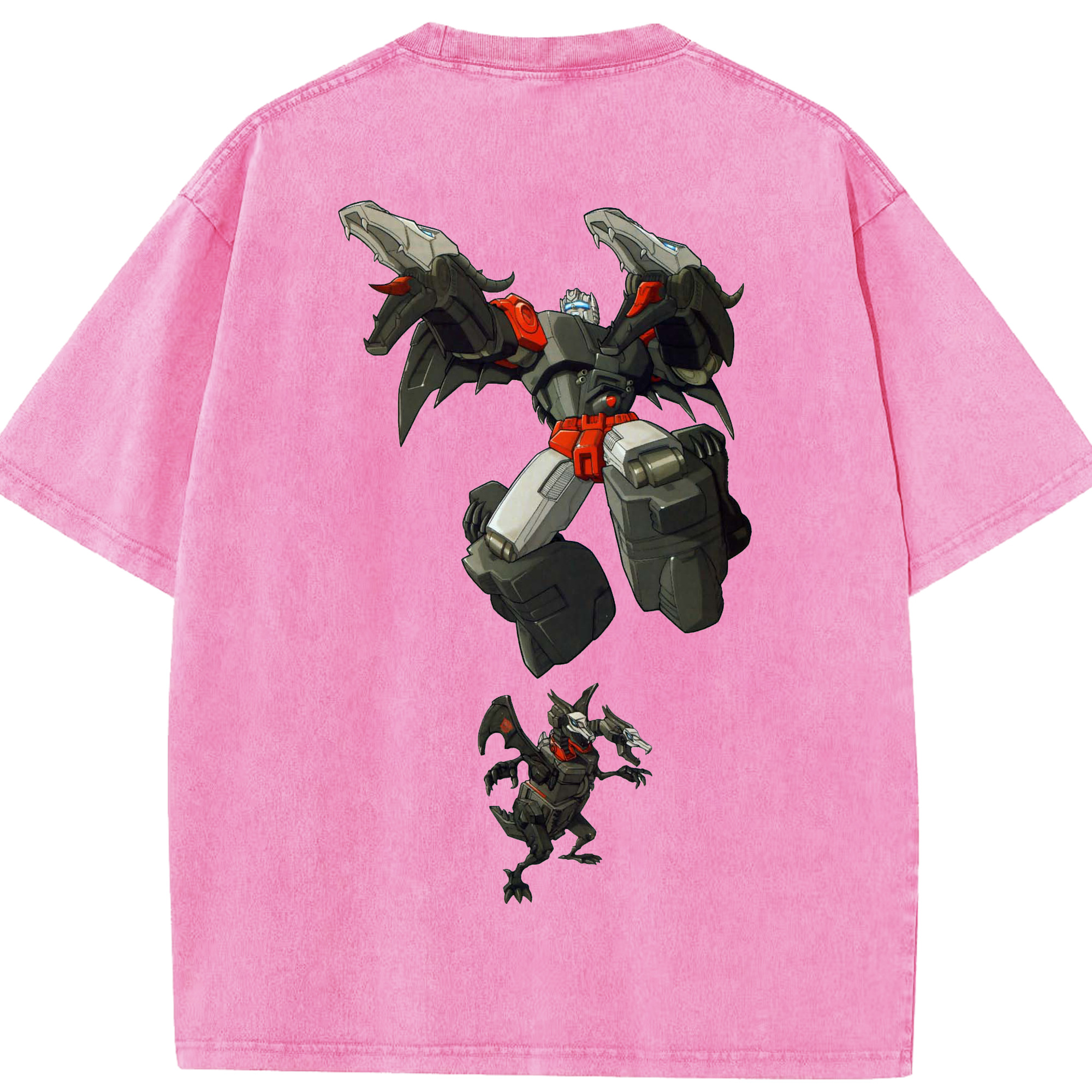 （画像用）  綿100% ヴィンテージ風 半袖Tシャツ（背面プリント）